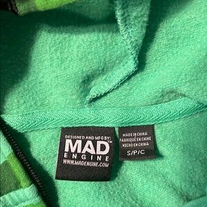 Mad Engine Green Fleece Jacket
